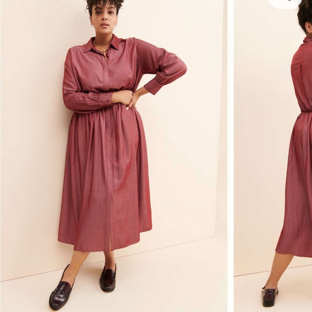 Standards & Practices Chloe Button Down Dress